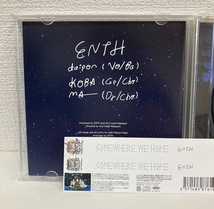 CD　ENTH　SOMEWHERE WE HOPE　歌詞カード・帯あり_画像2