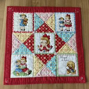  hand made patchwork quilt Margaret &sofi tapestry free mat cover 