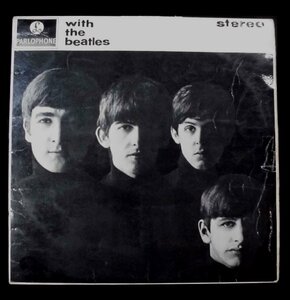 ●UK-ParlophoneオリジナルStereo,w/Large-Logo,1P: 3GO Pressing Copy!! The Beatles / With The Beatles