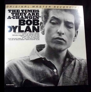 ●US-MFSL,Mobile Fidelity Sound Lab,””Gain 2,Ultra Analog 45rpm,180g ””mono”” Series!! Bob Dylan / The Times They Are...