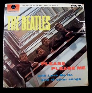 *UK-Parlophone original Mono,w/3rd-Pressing,33 1/3 Labels,E.Jday Cover!! The Beatles / Please Please Me