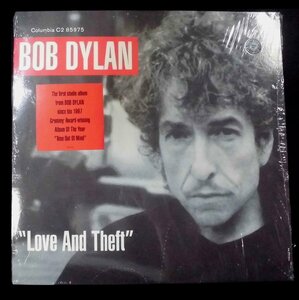 ●US-Columbiaオリジナル””希少アナログ2LP,w/Shrink,HypeSticker””!! Bob Dylan / Love And Theft