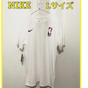 【新品】NIKE ナイキ Tシャツ NBA メンズ Lサイズ 白 バスケット バスケ トレーニングウェア