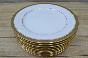 C1083#Noritake Noritake # Rozen borug plate diameter 26.7cm 10 pieces set # business use Western-style tableware # hotel * restaurant * cold line * large plate 
