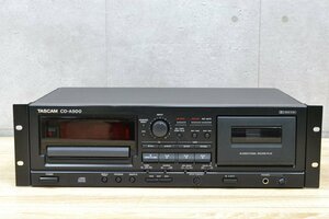 k687■ジャンク品■TASCAM タスカム■ＣＤプレーヤー　カセットデッキ■CD-A500