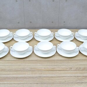 C1107■Noritake ノリタケ■スープカップ＆ソーサー 10客セット■業務用洋食器■ホテル・レストランの画像1