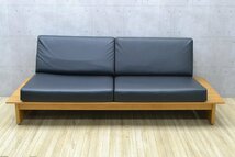 W554■TEORI テオリ■OMO SOFA オモ ソファ■ソファ 2.5P■幅180㎝　竹集成材■アームレスソファ_画像5