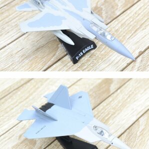 k695■戦闘機 6点セット■デル プラド世界の戦闘機 SR-71ブラックバード F22ラプター F-15イーグル F16ファルコン ホーカーハンターなどの画像4