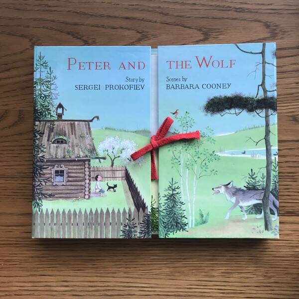 931　Peter and the Wolf Pop-up Book　ペーターとオオカミ狼　ポップアップ絵本　しかけ　英語　ロシア語