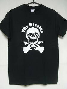 パブロック関連★即決★新品バンドＴシャツ★パイレーツ★THE PIRATES★ブラックボディ×ホワイトプリント★S/M/L/XLサイズ対応可能