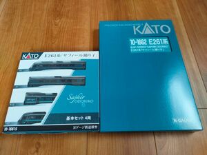 KATO 10-1661S/10-1662 E261系「サフィール踊り子」基本セット 4両/増結セット 4両 新品未使用