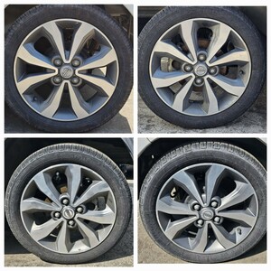 深溝!!◆165/55R15 75V◆日産デイズ純正ホイール&海外製深溝タイヤ４本セット