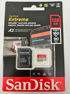 SanDisk Extreme micro SDXC 128GB sdカード エクストリーム サンディスク マイクロ