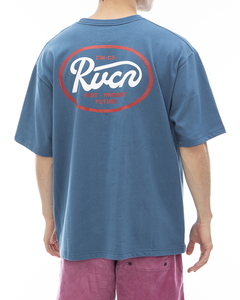 ★送料無料★2024春夏 新品【RVCA/ルーカ/ルカ】OVAL SCRIPT Ｔシャツ BPP0 メンズM BE04A-234