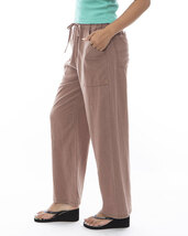 ★送料無料★2024春夏 新品【BILLABONG/ビラボン】EASY LONG PANTS ワイドパンツ BRN レディースL BE013-702_画像2