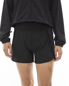 ★送料無料★2024春夏 新品【BILLABONG/ビラボン】ACTIVE 2WAY SHORTS ストレッチトレーニングUVショートパンツ BLK レディースL BE013-899