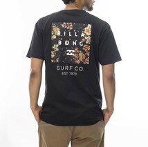 ★送料無料★2024春夏 新品【BILLABONG/ビラボン】 BACK SQUAREＴシャツ BLK メンズL BE011-203_画像1