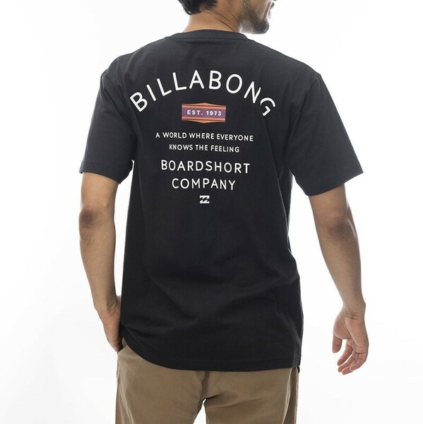 ★送料無料★2024春夏 新品【BILLABONG/ビラボン】PEAK Ｔシャツ BLK メンズL BE011-205