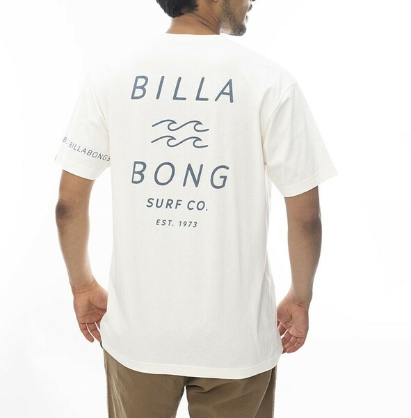 ★送料無料★2024春夏 新品【BILLABONG/ビラボン】ONE TIME Ｔシャツ CRM メンズXL BE011-204