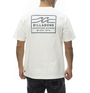 ★送料無料★2024春夏 新品【BILLABONG/ビラボン】【A/Div.】 ADIV LOGO Ｔシャツ CRM メンズXL BE011-214