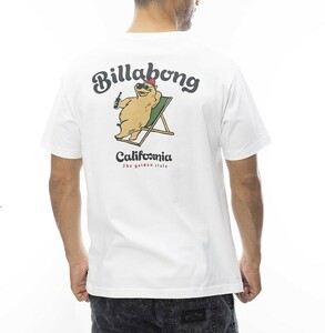 ★送料無料★2024春夏 新品【BILLABONG/ビラボン】CALI BEAR Ｔシャツ WHT メンズM BE011-223