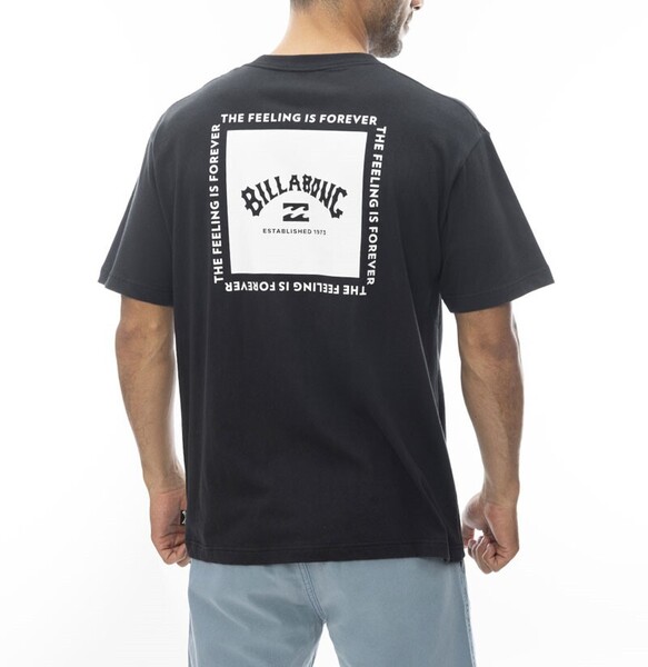 【SALE】★送料無料★2024春夏 新品【BILLABONG/ビラボン】ARCH SQUARE Tシャツ BLK メンズM BE011-209