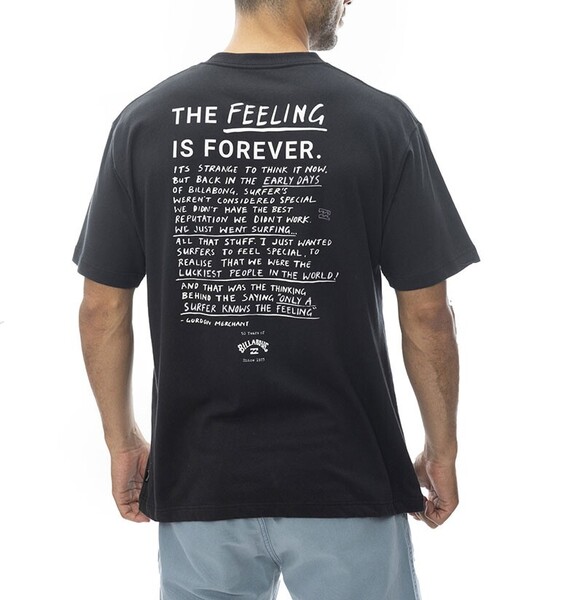 ★送料無料★2024春夏 新品【BILLABONG/ビラボン】FEELING IS FOREVER Ｔシャツ BLK メンズM BE011-210