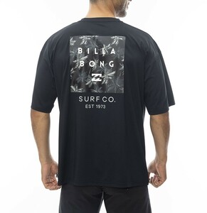 ★送料無料★2024春夏 新品【BILLABONG/ビラボン】RASH HALF SLEEVE TEE ラッシュガード ラッシュT BLK メンズM BE011-867