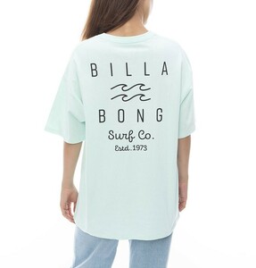 ★送料無料★2024春夏 新品【BILLABONG/ビラボン】SOFT CLEAN LOGO LOOSE TEE Ｔシャツ GBW0 レディースL BE013-211