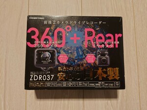 ZDR037（全周囲360°＆リアカメラドライブレコーダー） COMTEC ドライブレコーダー 360°ドライブレコーダー前後