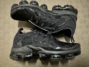 2019 NIKE AIR VAPORMAX PLUS TRIPLE BLACK US9.5 新品 924453-004