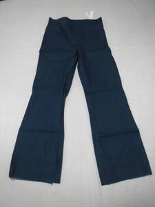 実物 珍品 入手困難 アメリカ海軍 US.NAVY TROUSERS UTILITY MEN‘S DENIM TYPE Ⅰ セーラーパンツ トラウザー デニム 35R