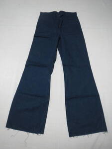 実物 珍品 入手困難 アメリカ海軍 US.NAVY TROUSERS UTILITY MEN‘S DENIM TYPE Ⅰ セーラーパンツ トラウザー デニム 32R