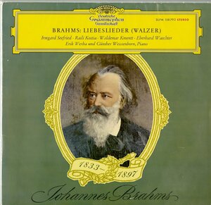 独DGG SLPM138 792イルムガルト・ゼーフリート|エリック・ウェルバ BRAHMS:LIEBESLIWEDER(WALZER)＊