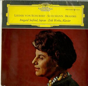 独DGG LPEM19372イルムガルト・ゼーフリート|エリック・ウェルバ LIEDER VON SCHUBERT・SCHUMANN・BRAHMS＊