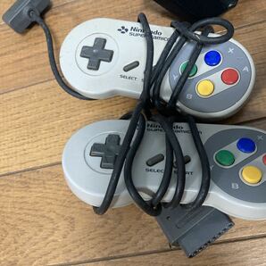 23-0229U ジャンク 1円 Nintendo 任天堂 スーパーファミコン AVケーブル欠品 SHVC-001の画像4