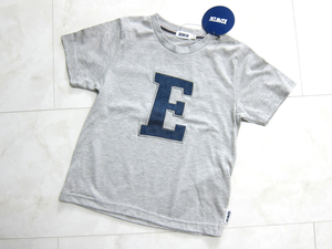 送料無料【新品タグ付】エドウィン EDWIN 130 半袖 Tシャツ グレー ロゴ 男の子　ボーイズ キッズ 綿混　　　　　　　　検≫ベキマT