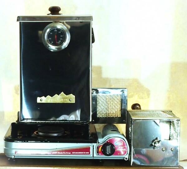 穂高3190　Type-L（max焙煎豆量350ｇ）コーヒー　焙煎器　焙煎機　手作り品　手回し式　遠赤外焙煎　ソロキャンプ　アウベル　