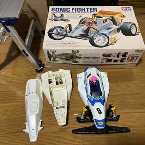 タミヤ ソニックファイター 絶版当時物 新品ボディー有 中古品送料無料の画像1