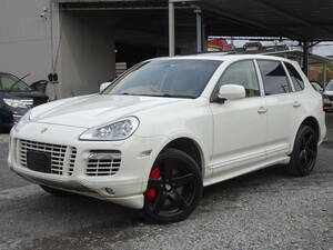 Porsche*Cayenne*turboS*Authorised inspection8/4迄*4WD*革*Sunroof*HID*Smart key*純Navigation*Bカメラ*DTV*DVD*CD*ETC*Seatヒーター*After-market20AW*120401