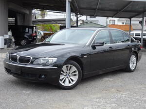 BMW*750Li*検8/4迄*3万km台!*革*HID*キーレス*純ナビ*CD*ETC*PWシート*純正AW*320410☆