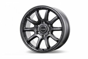 JAOS ジャオス TRIBE CROSS 17×8.0J±0 6H 139.7 マットガンメタリック 17インチ 鋳造1ピースホイール 1本