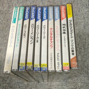 【未開封/新品】PCE/CD-ROM 10本 ブルファイトパワーリーグパワーイレブン神武伝承ウイニングショット他