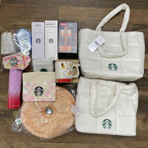 訳あり未使用品 スターバックス 福袋 まとめ売り タンブラー クッション マグカップ トートバッグ STARBUCKS ステンレスボトル 他 240421KI