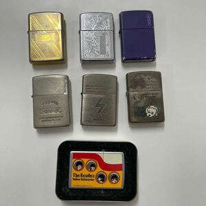 定形外 ZIPPO 7点セット ビートルズ 他ジッポー オイルライター 喫煙具 ヴィンテージ U.S.A 240421T13