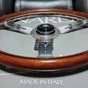 即決 美品 正規品 NARDI(ナルディ) CLASSIC(クラシック) ウッド&ポリッシュスポーク 360mm ステアリング N120 送料無料の画像4