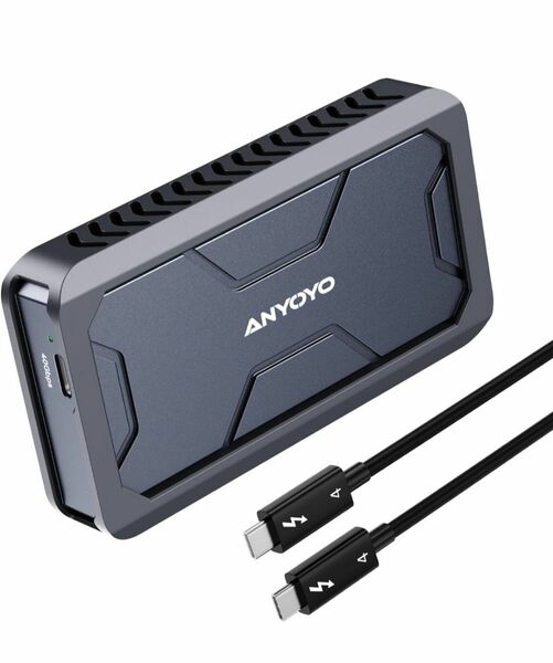 Thunderbolt 4/3 用 40Gbps NVMe SSD エンクロージャ