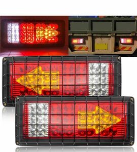 左右2個セット トラック テールランプ 24v led ブレーキ スモール トラック ボート 牽引トレーラー LEDテールライト