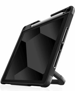 STM Goods Dux Swivel Rugged iPad第9/8/7世代ケース、360°回転可能な調節可能スタンド