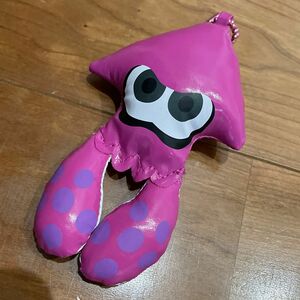 スプラトゥーン　イカ　マスコット　キーホルダー　ピンク　初期　ぬいぐるみ　ストラップ